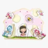 Barbo Toys Knoppuslespil Prinsesse & Enhjørning i Træ Lillie & Ellie 6 Brikker