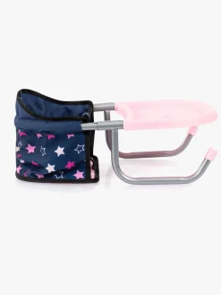 Bayer Design Babystol til Bord med Bakke, Blå/Pink