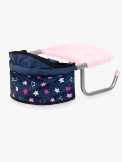 Bayer Design Babystol til Bord med Bakke, Blå/Pink