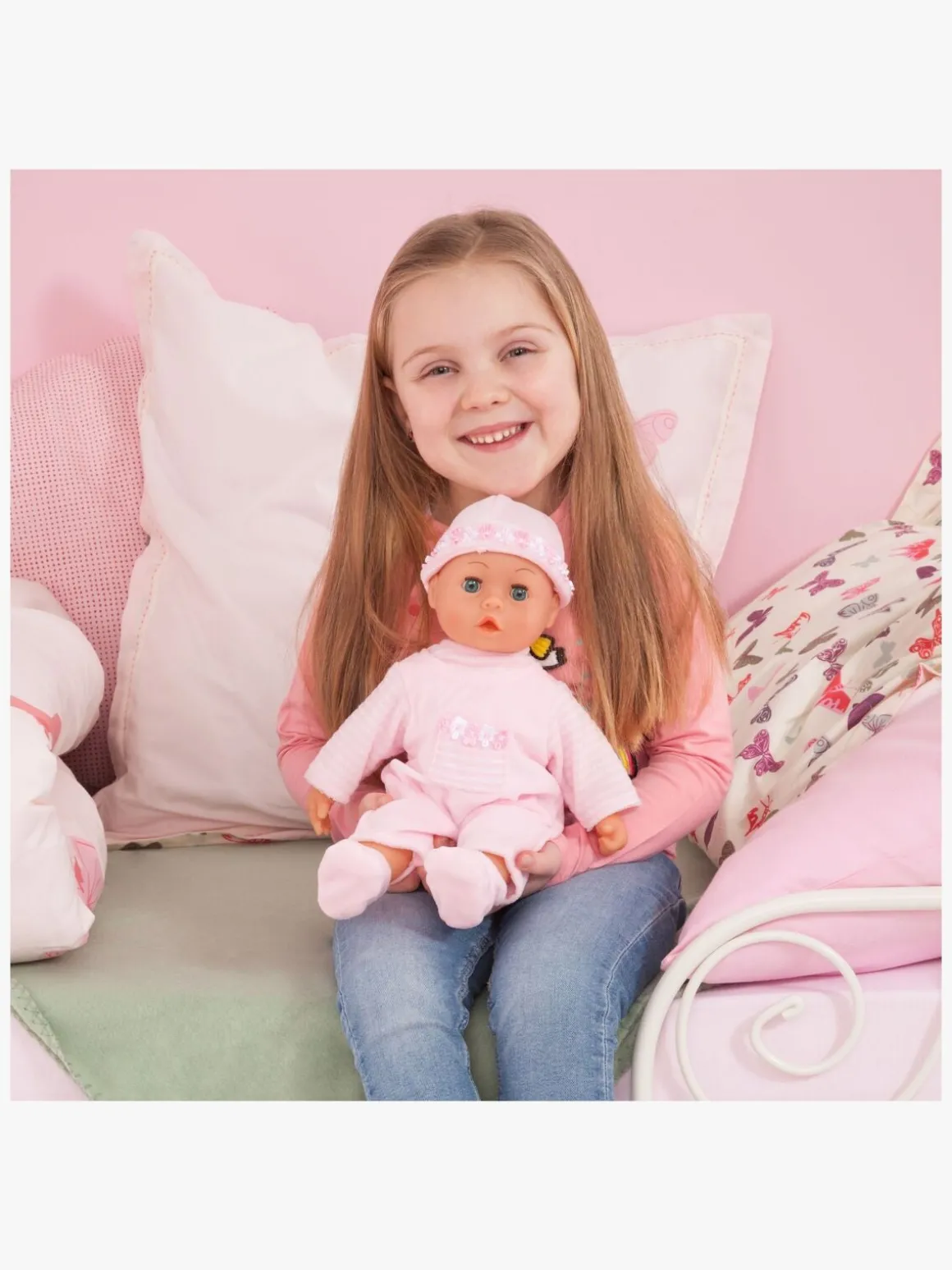 Bayer Design First Words Interaktiv Dukke 38 cm