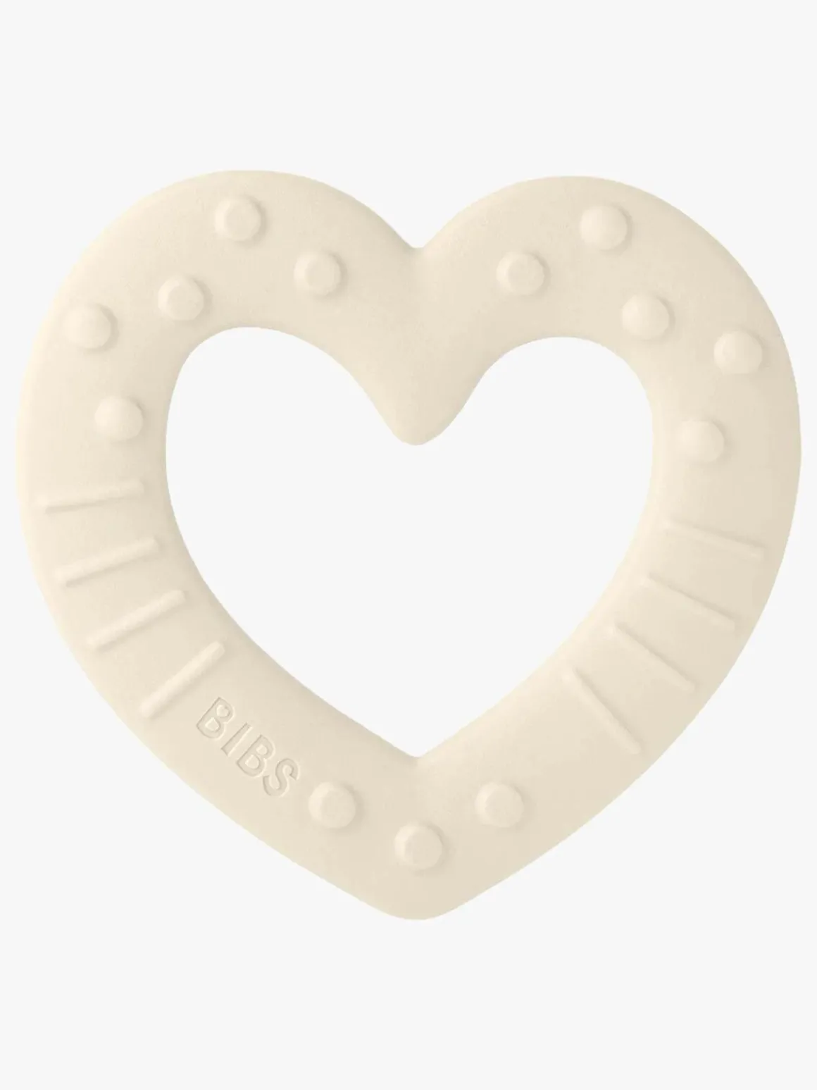 BIBS Baby Bitie Bidelegetøj Heart, Ivory