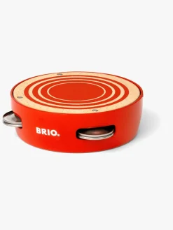 Brio 30263 Tambourine Instrument, Rød