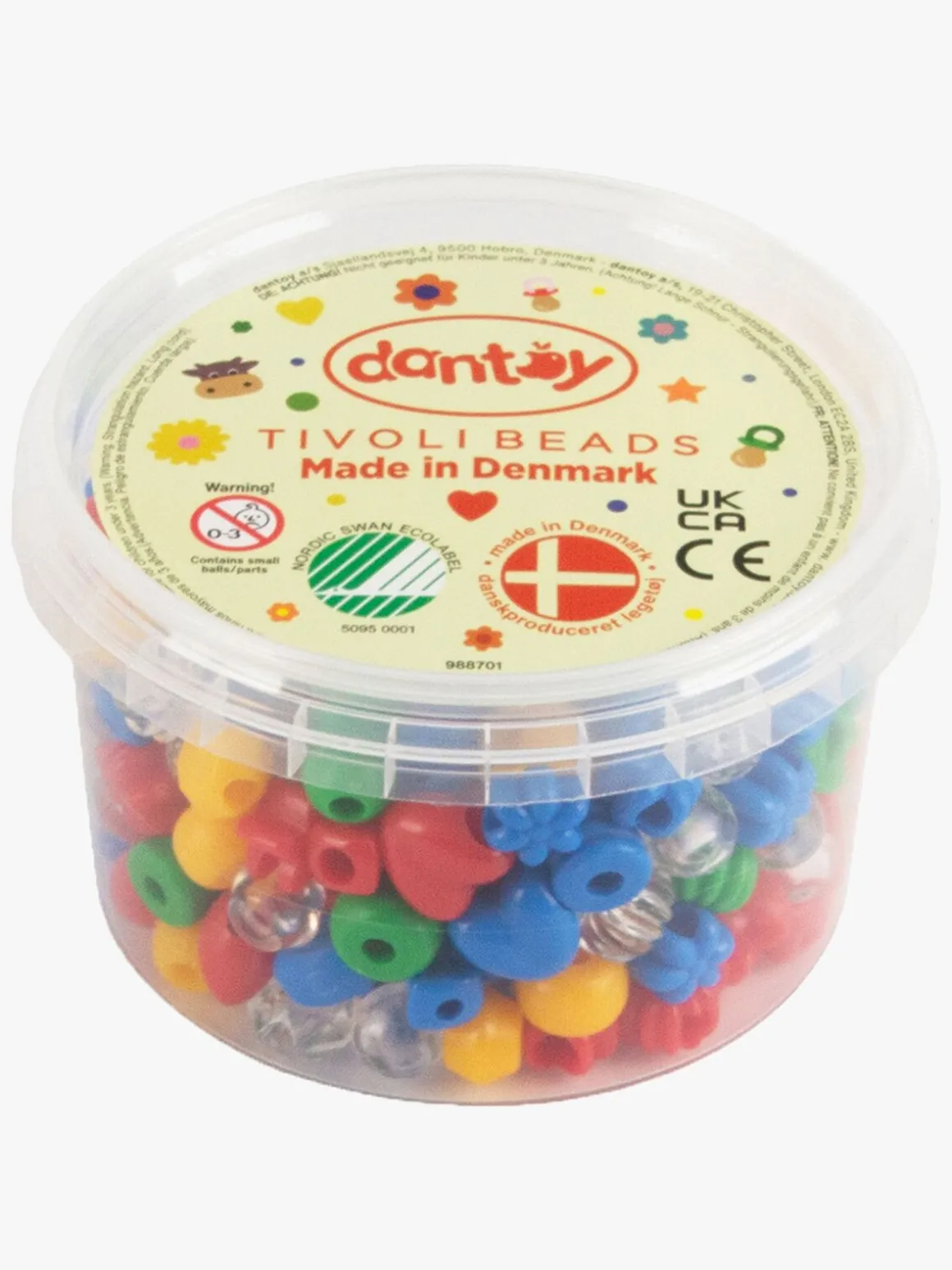 Dantoy Classic Tivoli Perler Small 280 Stk.