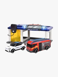 Dickie Toys Dansk Redningsstation med 2 Transportmidler