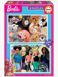 Educa 2x100 Barbie Børnepuslespil, Multifarvet