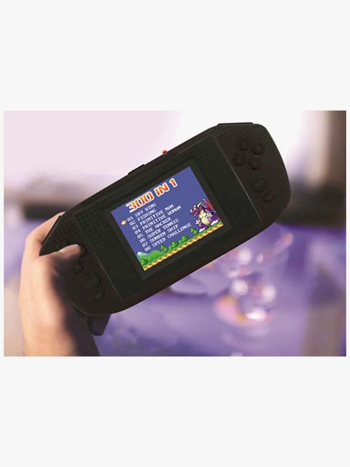 Lexibook Power Arcade, 300 Games Spillekonsol, Sort