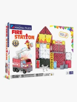 MAGNA-TILES Brandstation Magnetiske Byggeklodser 50 Dele