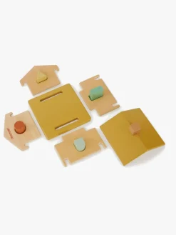 Moover Toys IQ Puttekasse Hus, Brun