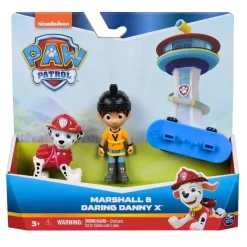 Paw Patrol Hero Pup Sæt Daring Danny og Marshall
