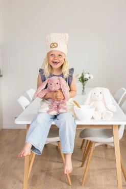 Teddykompaniet Bamse Kanin Linnea 30 cm, Misty rose
